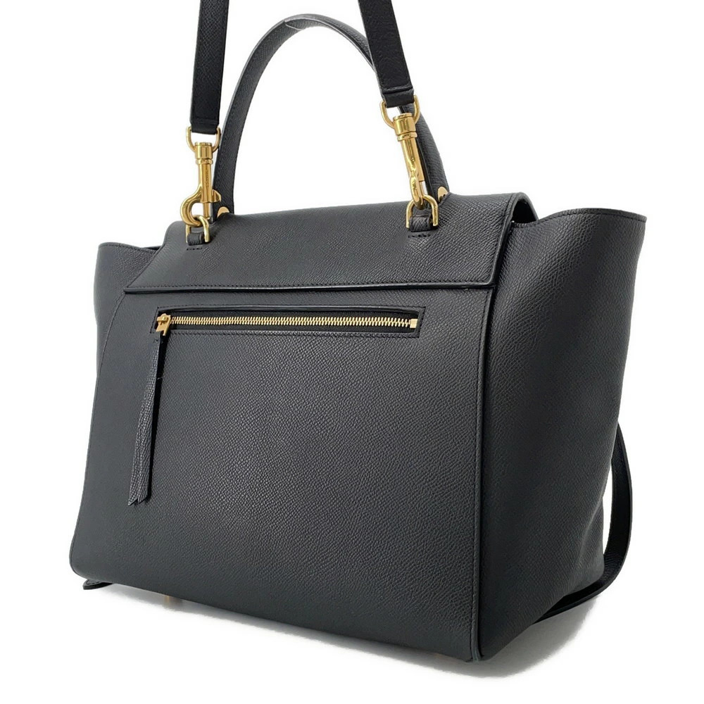 Celine Handbag Belt Bag Body Crossbody Bag Leather Shoulder Black - Picture 2 of 12